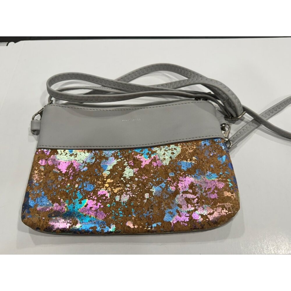 Pixie Mood Purse Shiny Grey Bag RP1